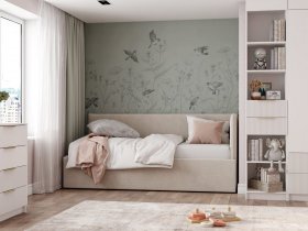 Диван-кровать Бенто (крем) в Шарыпово - sharypovo.mebel-nsk.ru | фото