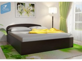 Кровать двуспальная 1,6м с подъем. мех. (венге) в Шарыпово - sharypovo.mebel-nsk.ru | фото