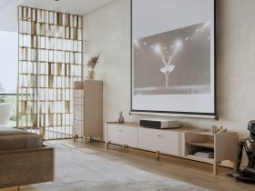 Модульная гостиная Одетта (дуб эндгрей/меланж) в Шарыпово - sharypovo.mebel-nsk.ru | фото
