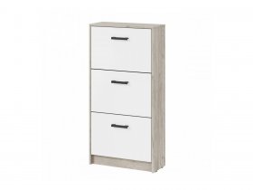 Обувница ОБ-2 Вега (дуб крафт серый/белый) в Шарыпово - sharypovo.mebel-nsk.ru | фото