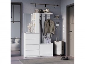Прихожая Симпл ПР-04 (белый) в Шарыпово - sharypovo.mebel-nsk.ru | фото